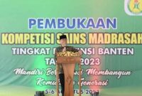 Wakil Ketua MPR RI Yandri Susanto memberikan sambutan dalam KSM Provinsi Banten
